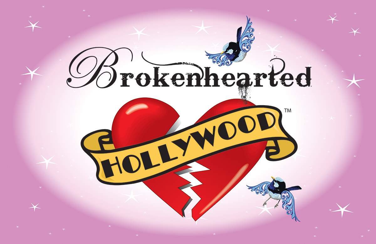 The Brokenhearted Hollywood logo copyright Carmen Traub