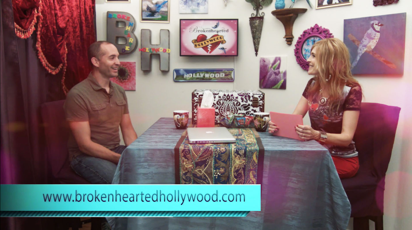 James & Carmen Traub on the set of Brokenhearted Hollywood