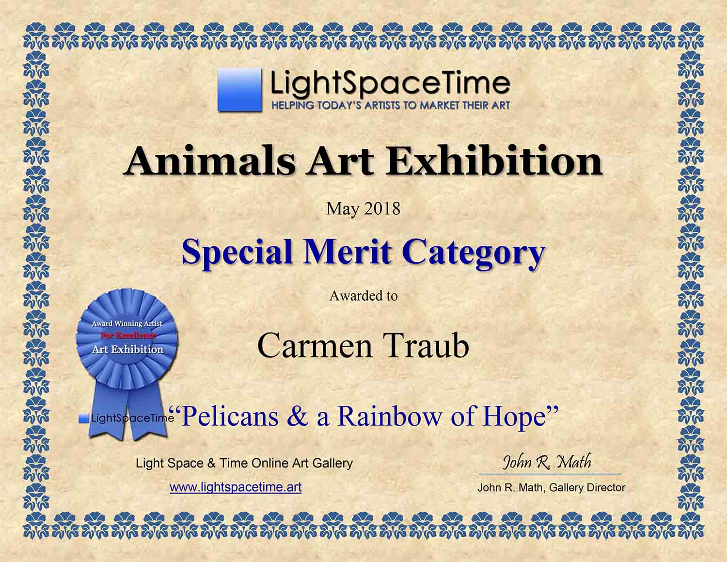 Special-Merit-Carmen-Traub-Animals-2018-Art-Exhibition-Award-Certificate.jpg