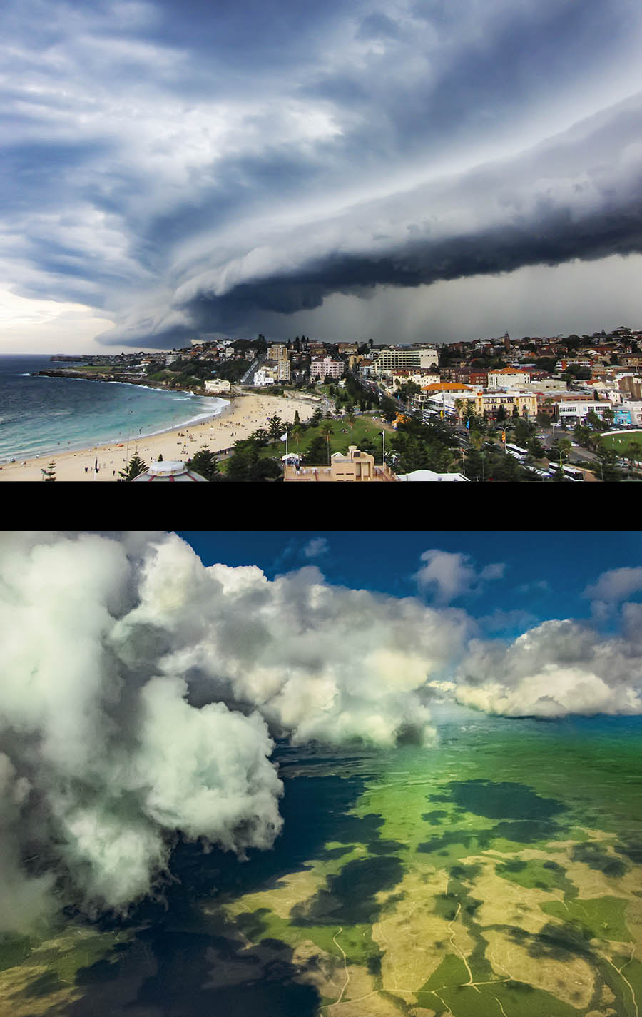 Two photos by Carmen Traub